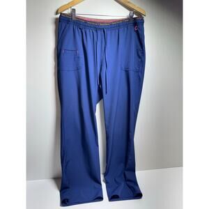 Scrubs Heart & Soul Tall Drawstring Pants Women’s Sz XL Blue Nursing Medical